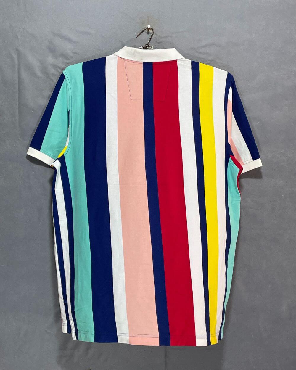 Nautica Multi Cotton Polo T Shirt For Men XX Large | Preloved Labels