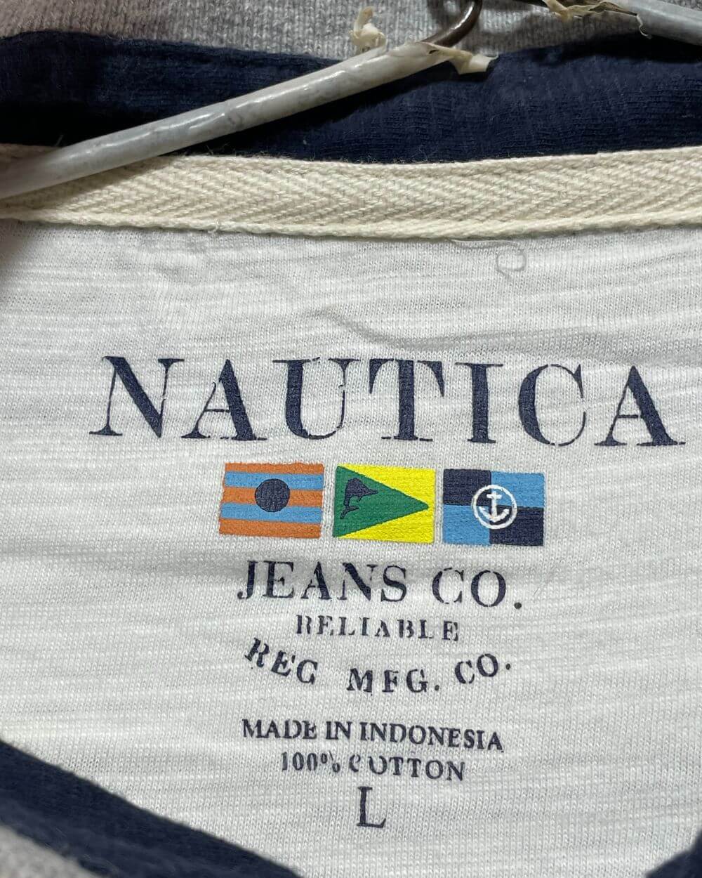 Nautica Gray Cotton Polo T Shirt For Men X Large | Preloved Labels