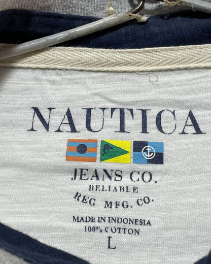 Nautica Gray Cotton Polo T Shirt For Men X Large | Preloved Labels