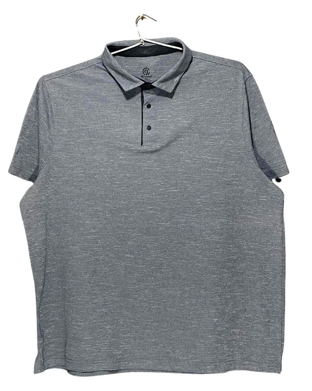 Champion Gray Cotton Polo T Shirt For Men Large | Preloved Labels