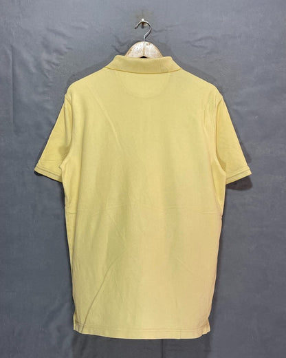 Izod Yellow Cotton Polo T Shirt For Men X Large | Preloved Labels
