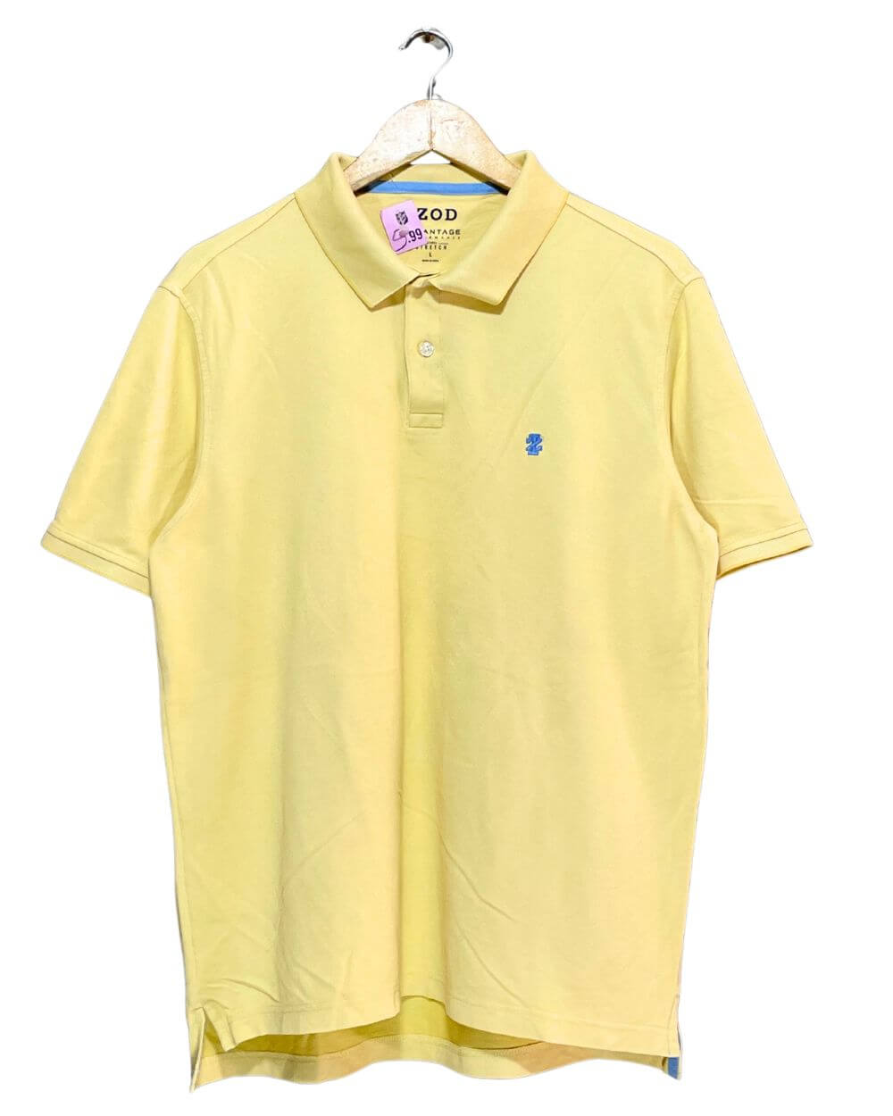 Izod Yellow Cotton Polo T Shirt For Men X Large | Preloved Labels