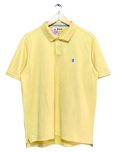 Izod Yellow Cotton Polo T Shirt For Men X Large | Preloved Labels