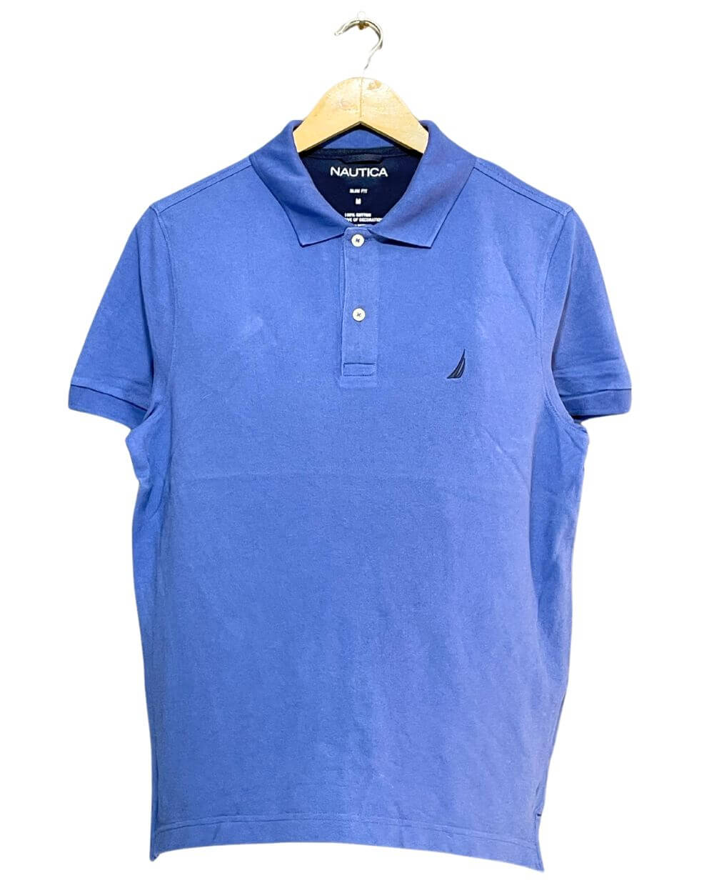 Nautica Blue Cotton Polo T Shirt For Men XL | Preloved Labels