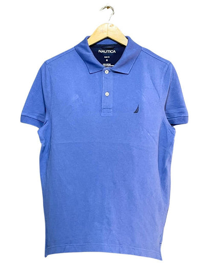 Nautica Blue Cotton Polo T Shirt For Men XL | Preloved Labels