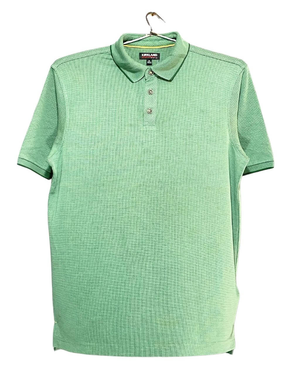 Kirkland Green Cotton Polo T Shirt For Men X Large | Preloved Labels