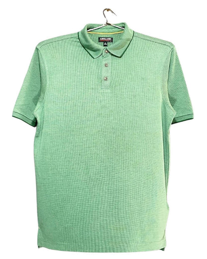 Kirkland Green Cotton Polo T Shirt For Men X Large | Preloved Labels