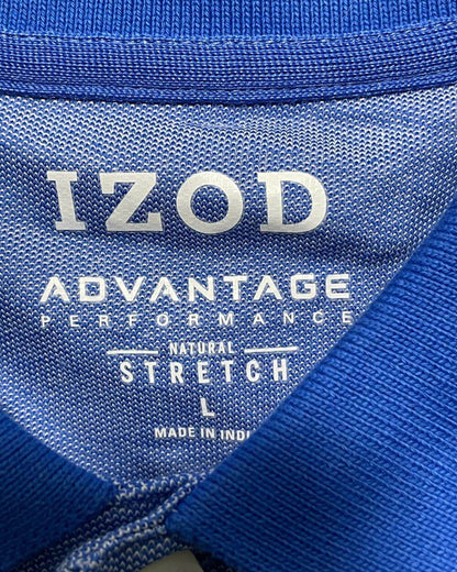 Izod Blue Cotton Polo T Shirt For Men X Large | Preloved Labels