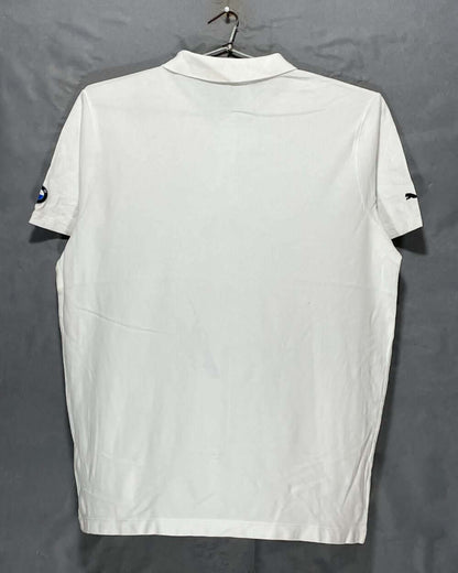 Puma White Cotton Polo T Shirt For Men X Large | Preloved Labels