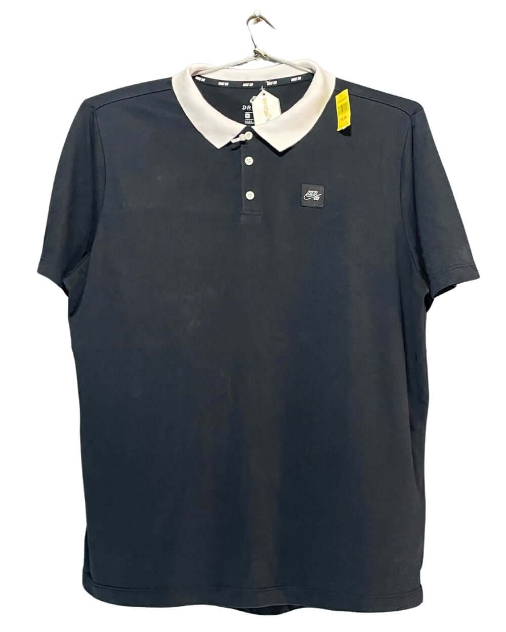 Nike Black Cotton Polo T Shirt For Men X Large | Preloved Labels