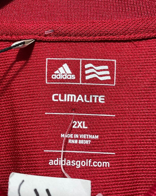 Adidas Red Sport Polo T Shirt For Women XXL | ThriftHub.pk