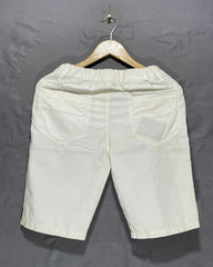 Burberry White Cotton Short For Men S