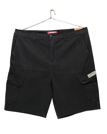 UNIONBAY Black Cotton Short For Men X Large