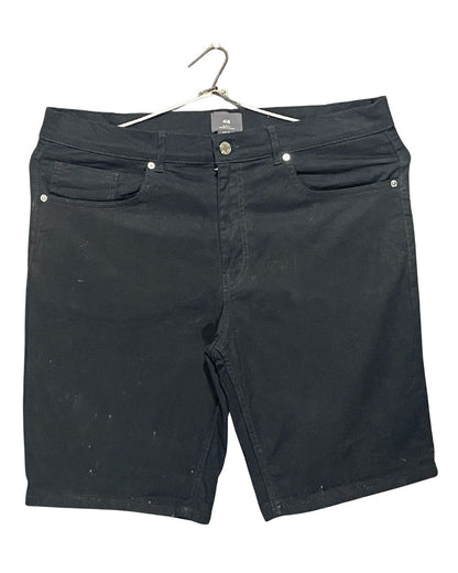 H&M Black Cotton Short For Men Large