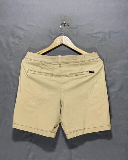 Hollister Khaki Cotton Short For Men M
