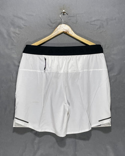 Reebok White Sport Short For Men L