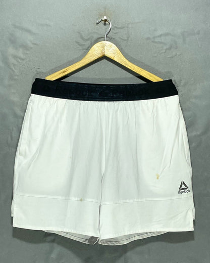 Reebok White Sport Short For Men L