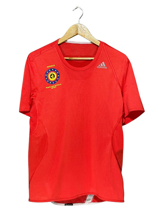 Adidas Red Sport T Shirt  For Men Small