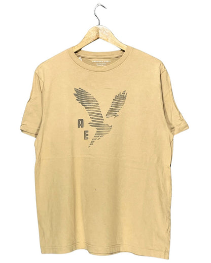 American Eagle Cream T Shirt For Men M
