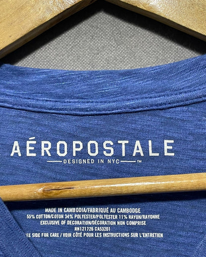 Aeropostale Blue T Shirt For Men M