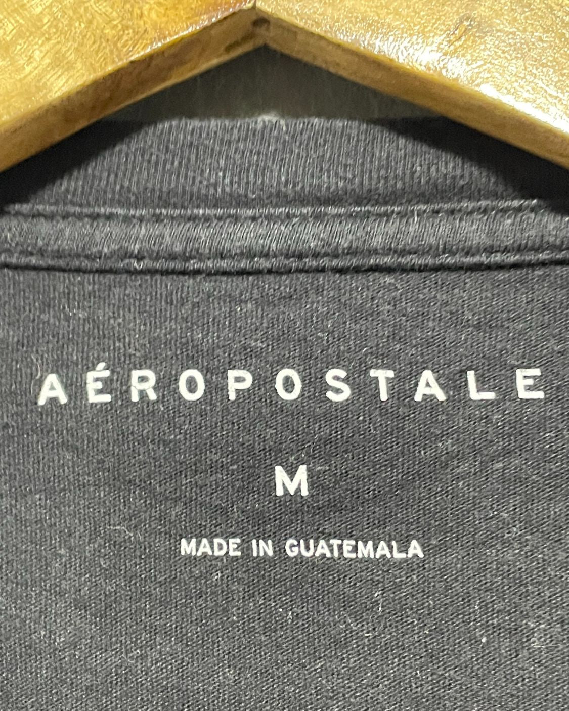 Aeropostale Black T Shirt For Men M