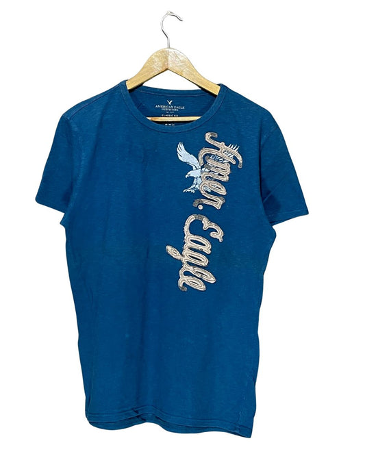American Eagle Blue T Shirt For Men M
