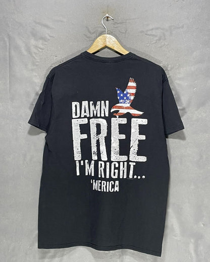 Delta Black T Shirt For Men M