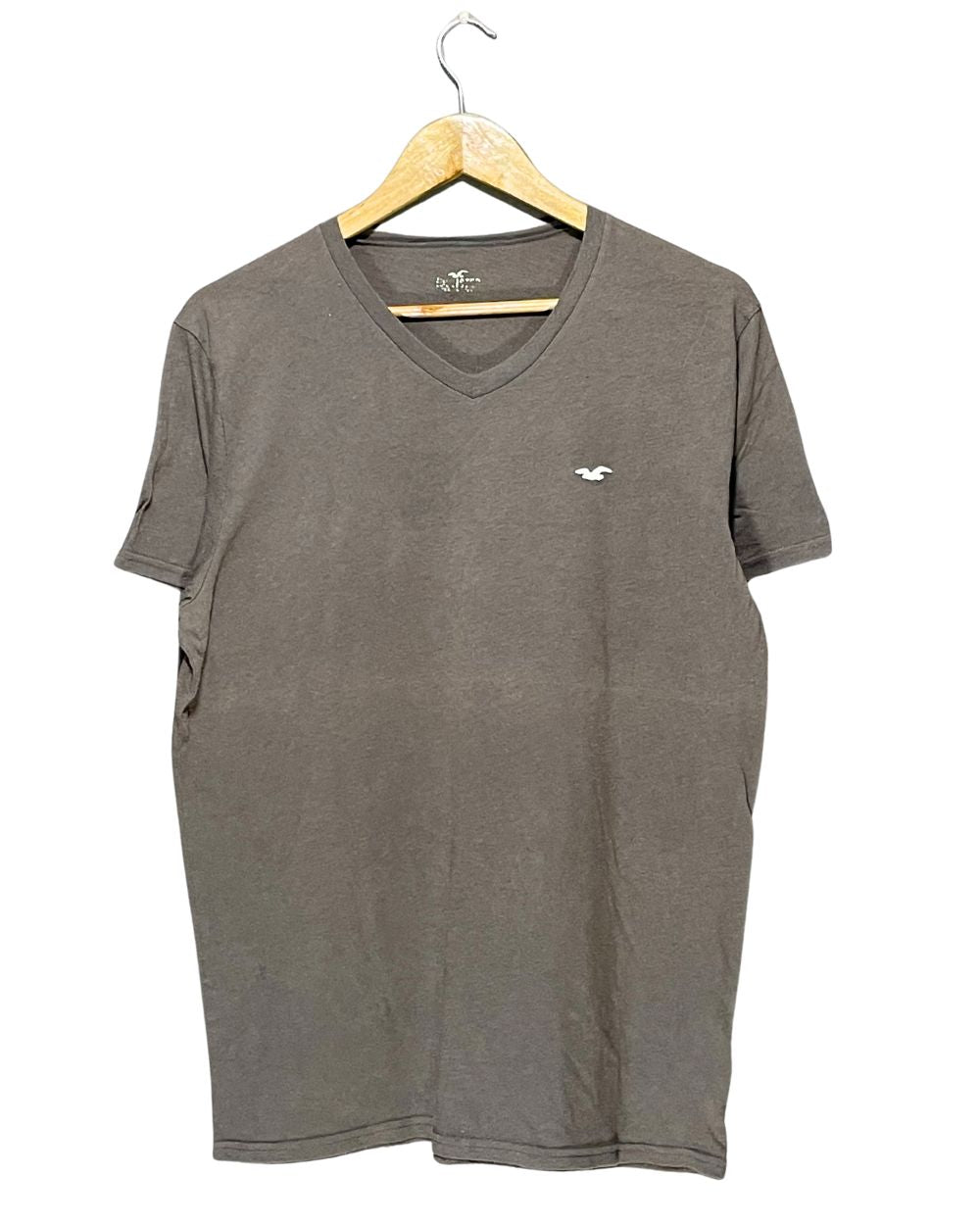 Hollister Gray T Shirt For Men M