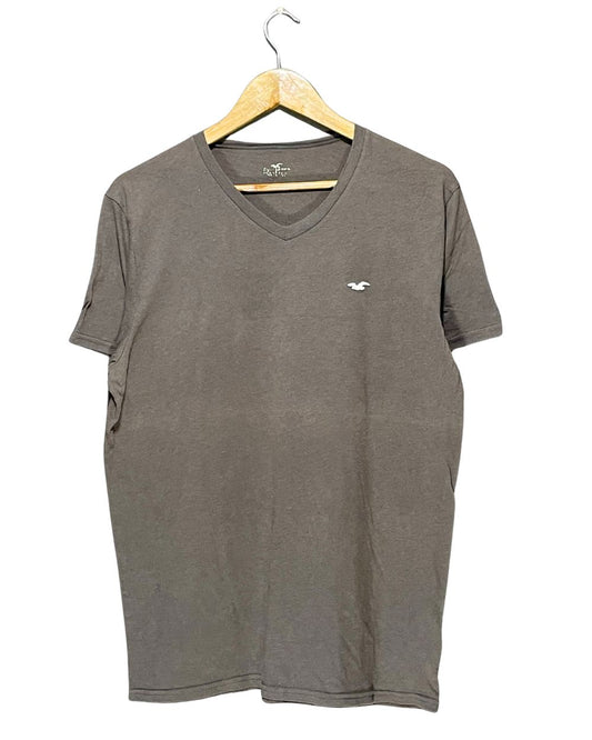 Hollister Gray T Shirt For Men M