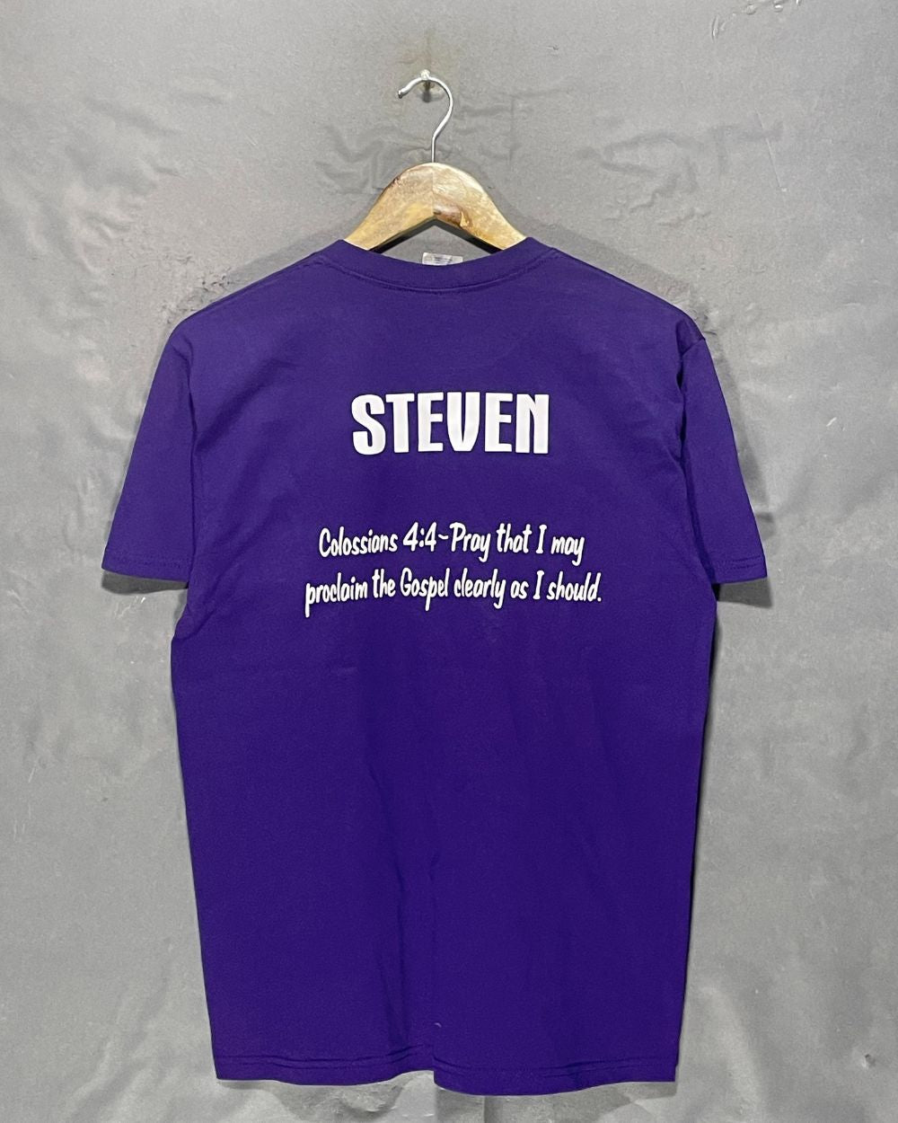 Jerzees Purple T Shirt For Men M