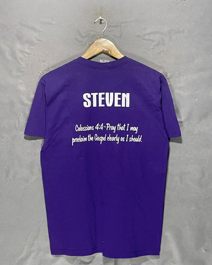 Jerzees Purple T Shirt For Men M