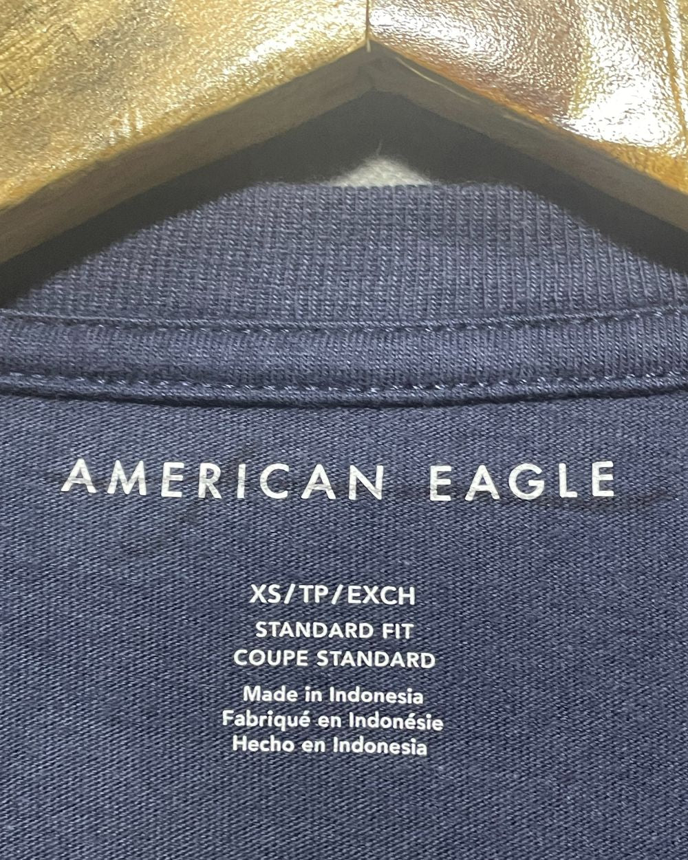 American Eagle Blue T Shirt For Men S