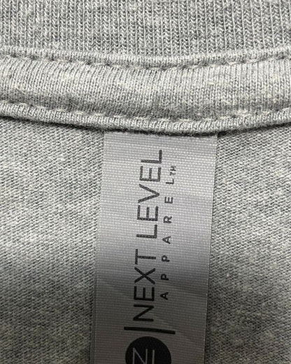 Next Level  Gray T Shirt For Men L