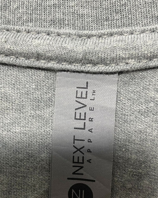 Next Level  Gray T Shirt For Men L