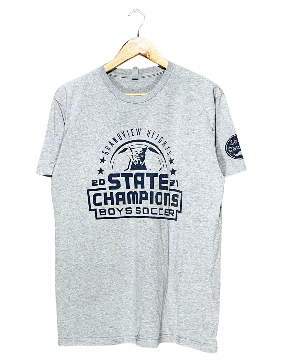 Next Level  Gray T Shirt For Men L