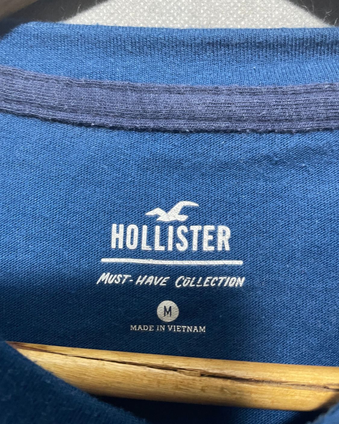 Hollister Blue T Shirt For Men M