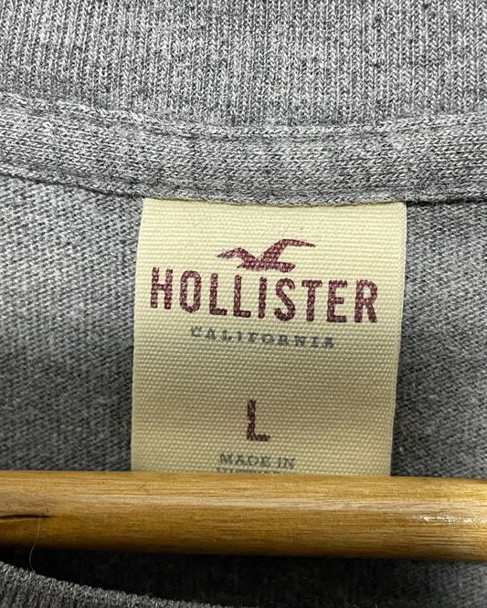 Hollister Gray T Shirt For Men M