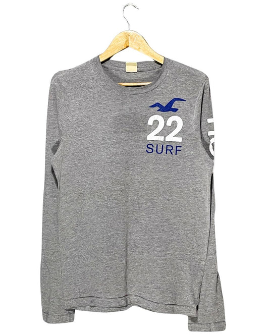Hollister Gray T Shirt For Men M