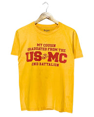 Champion Yellow T Shirt For Men Small