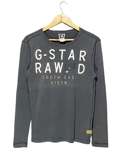 RAW Black T Shirt For Men Small