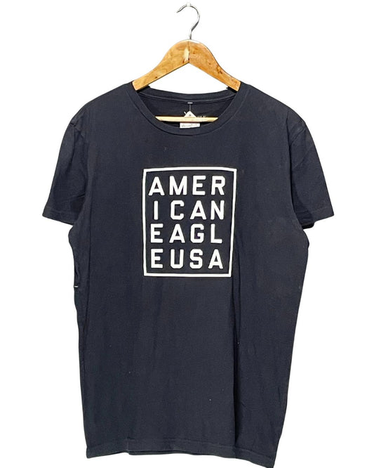 American Eagle Black T Shirt For Men M