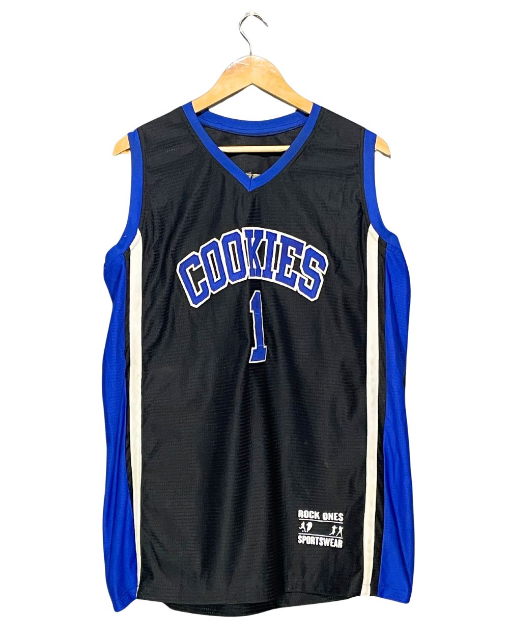 Rock One's Black Sports Vest T Shirt For Men L