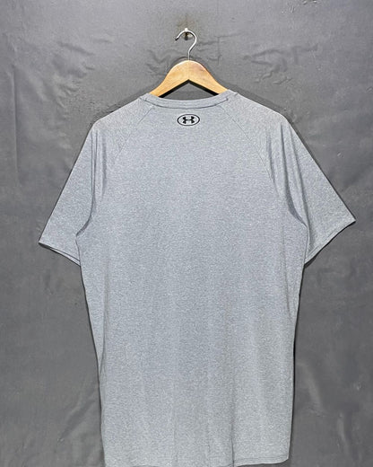 Under Armour Gray Sports T Shirt For Men XL