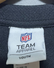 NFL Black Sports T Shirt For Men Medium