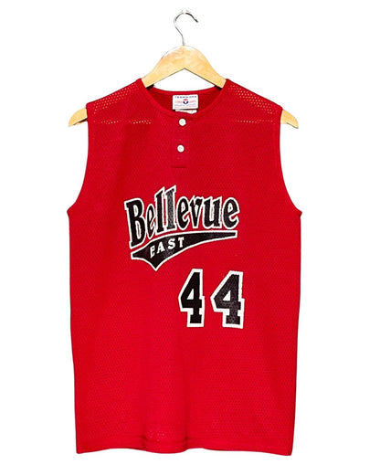 Athletic Apparel Red Sports Vest T Shirt For Men M
