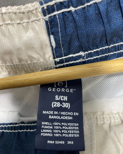 George Blue Parachute Short For Men M