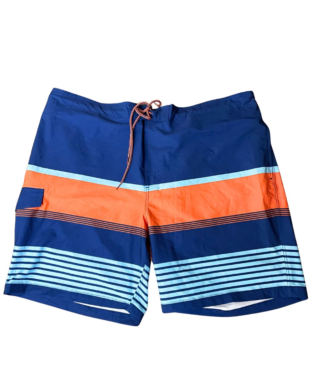 George Blue Parachute Short For Men 4X Large