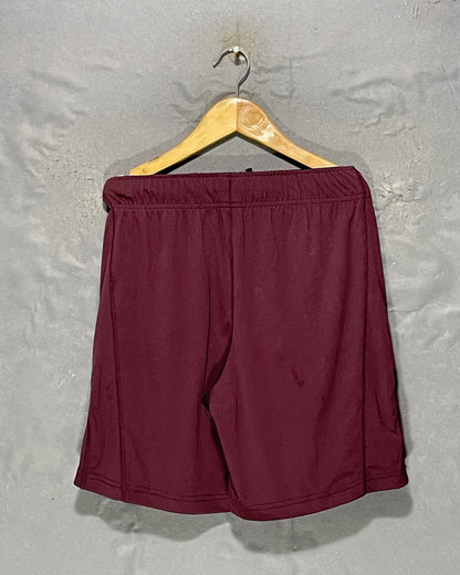 Champro Maroon Sport Short For Men XS