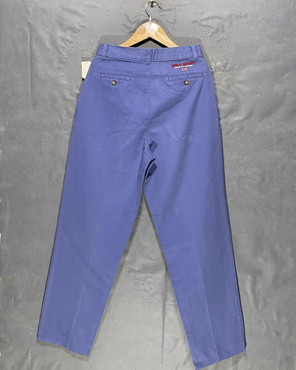 Polo Ralph Lauren Blue Cotton Drees Pant For Kids 14 Years