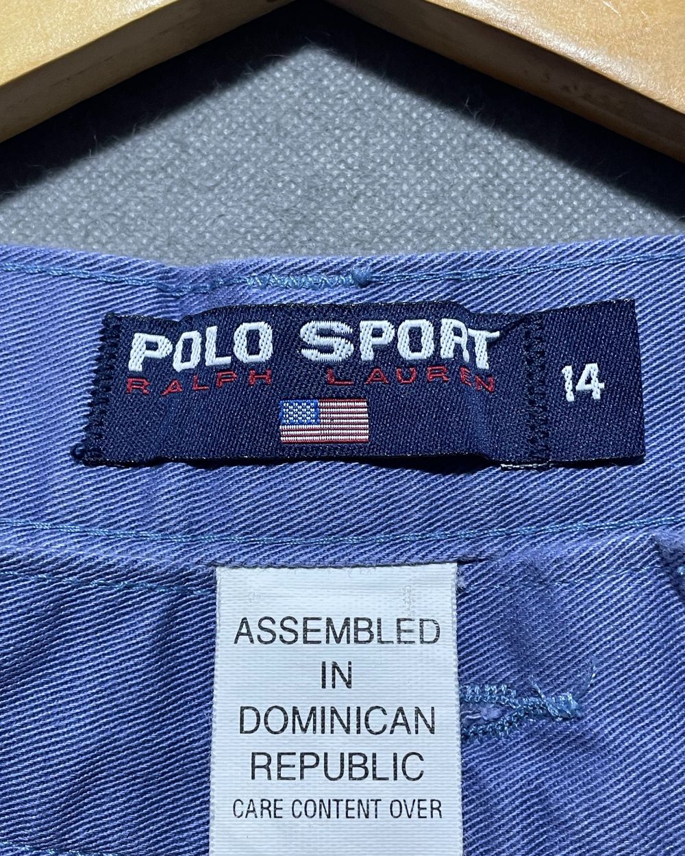 Polo Ralph Lauren Blue Cotton Drees Pant For Kids 14 Years